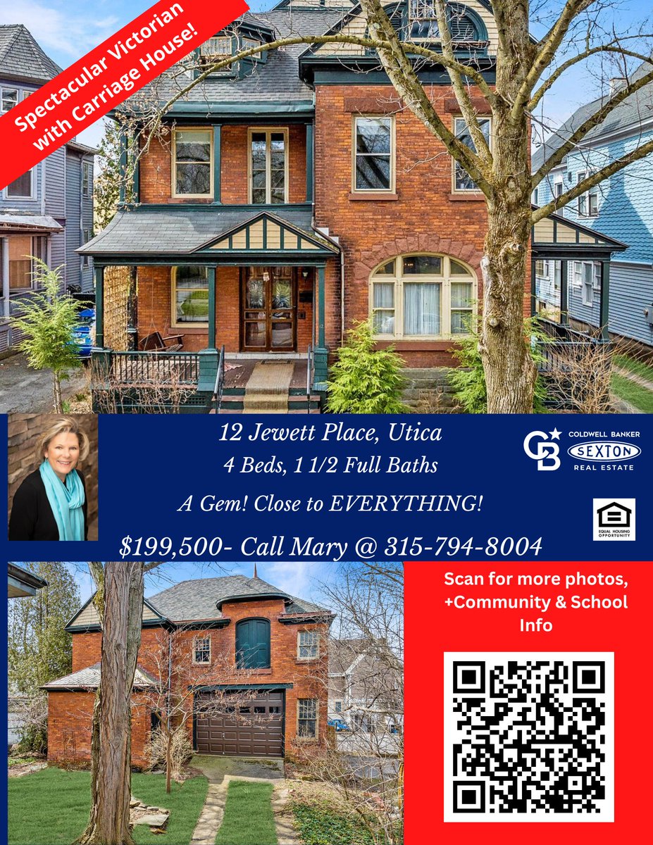 12 Jewett Place in Utica - Just Listed.

You will not find too many homes with this character at this price - includes many of the original features like an amazing Carriage House in the back which is converted to a garage.

More photos on our website:
lnkd.in/gF7y-X5U