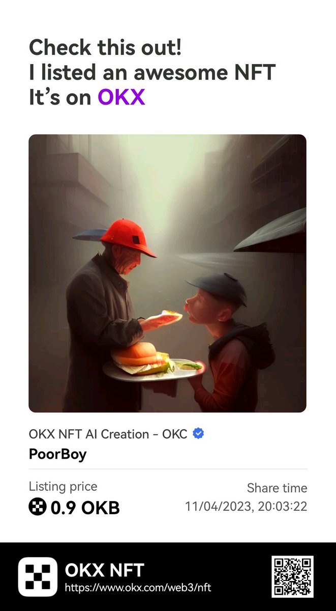 Coinz_Cryptoz's tweet photo. PoorBoy #NFT on #OKX
#OKXWEB3 .
#BTC . https://t.co/PLsrfNhfhh