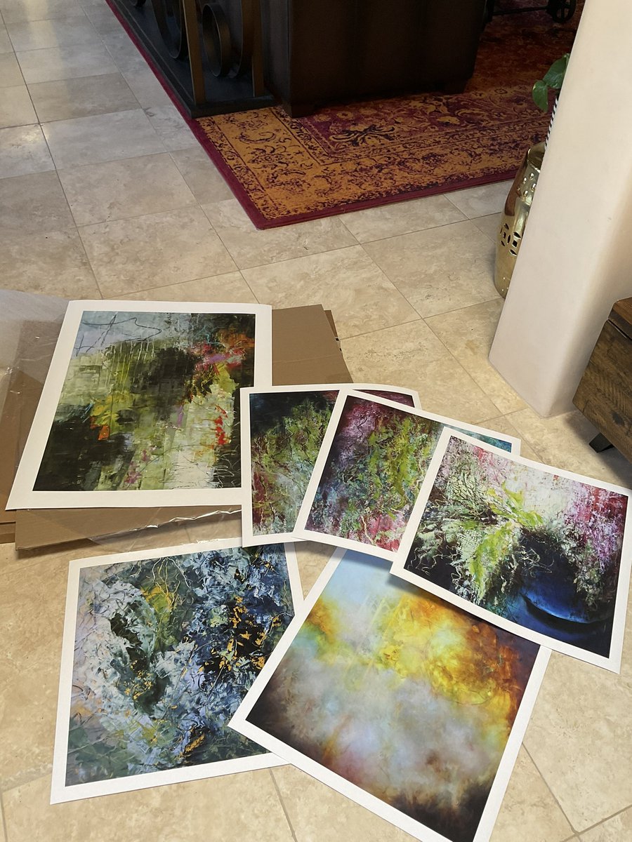 Abstractartbiz's tweet photo. I just unpacked a selection of gorgeous prints that I will have at Hoover and Sorey Law Firm in Longview,TX on May 11. These will be signed with a certificate of authenticity.  I’m also bringing several brand new originals! 
https://t.co/8zcSA6VND1
https://t.co/NYB06OnNUc https://t.co/mneXn58bE9