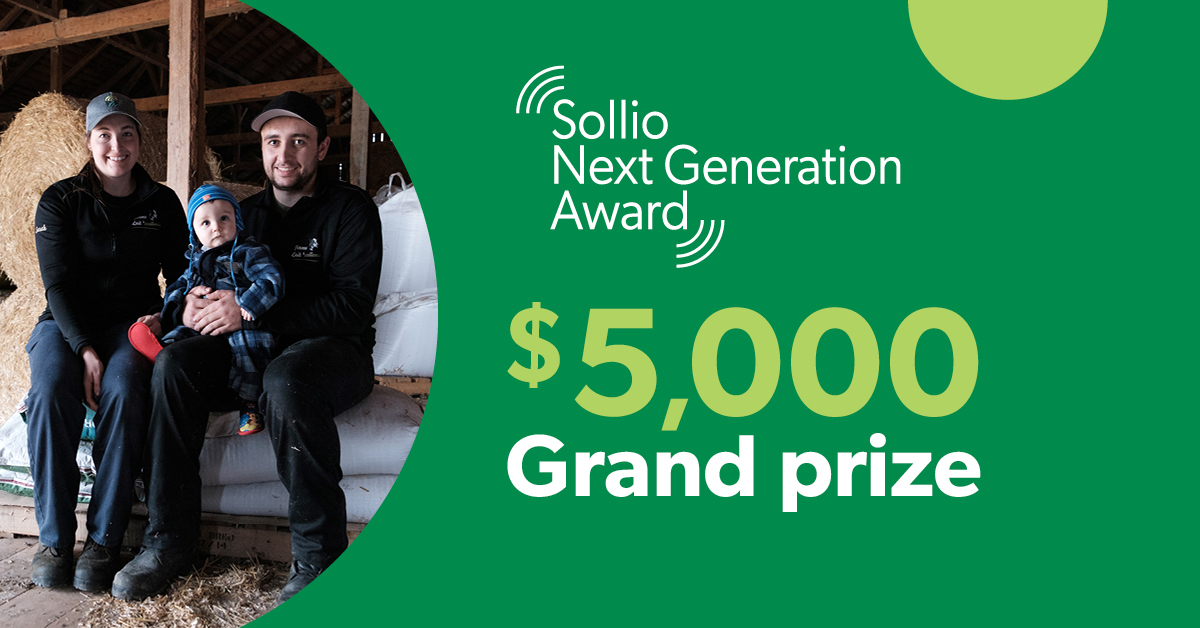 Sollio Agriculture (@sollioagri) on Twitter photo Every farm has its own story. Tell us yours.
The Sollio Next Generation Award showcases farmers who have successfully transferred or started a farm business. Speak to your <a href="/agromartgroup/">The Agromart Group</a> rep today or visit our website 👉 bit.ly/40XnIA9. #SNGA #OntAg #CdnAg Every farm has its own story. Tell us yours.
The Sollio Next Generation Award showcases farmers who have successfully transferred or started a farm business. Speak to your <a href="/agromartgroup/">The Agromart Group</a> rep today or visit our website 👉 bit.ly/40XnIA9. #SNGA #OntAg #CdnAg