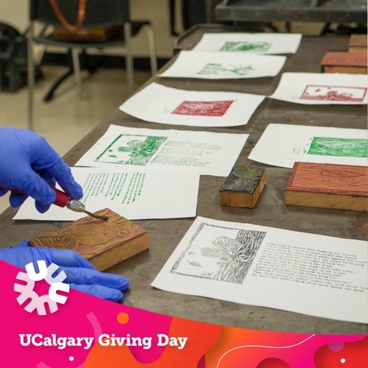 You don’t have to be in the lab to support the art and science of making books by hand. Support the new Book Arts Lab to help students understand early printed texts and re-imagine the books of the 21st century. youtu.be/e85V-Ld6z0w Donate today: givingday2023.ucalgary.ca/o/university-o…