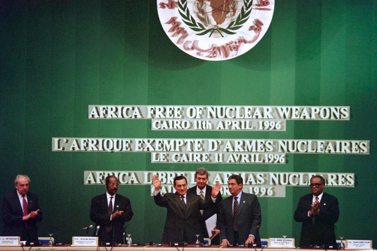 Today in 1996, the African Nuclear-Weapon-Free Zone Treaty, also known as the Treaty of Pelindaba, opened for signature in Cairo, Egypt, and was signed by 47 states. To date, 53 of 54 African states have signed and 43 have ratified this treaty, which entered into force in 2009.