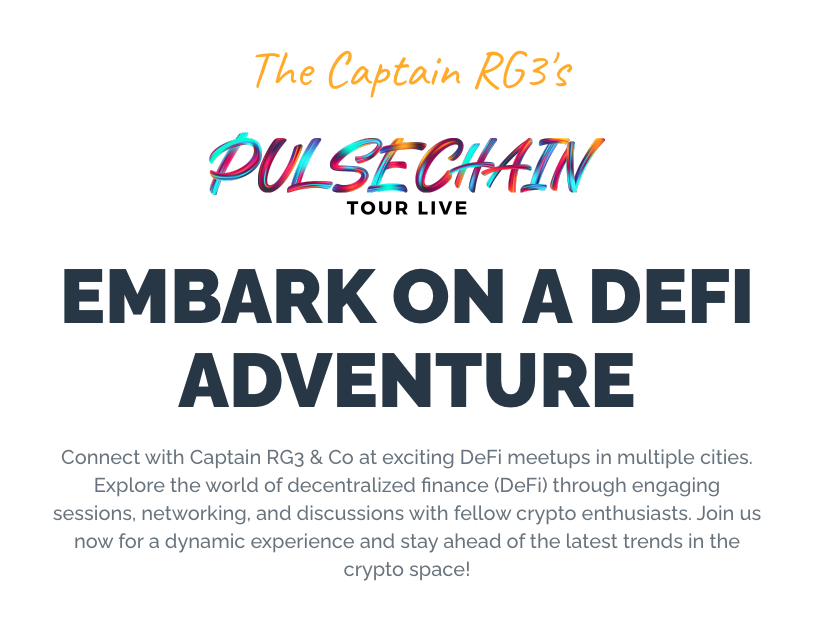 📢 COMING THIS SUMMER! 😎 PulseChain Tour LIVE with @RG3_Pirate @AWildSJ and many other #HEXican content creators & crypto experts. Visit pulsechaintour.com for more info ⬅️ #NORcal #Seattle #Chicago #NYC #Charlotte #Miami #Austin