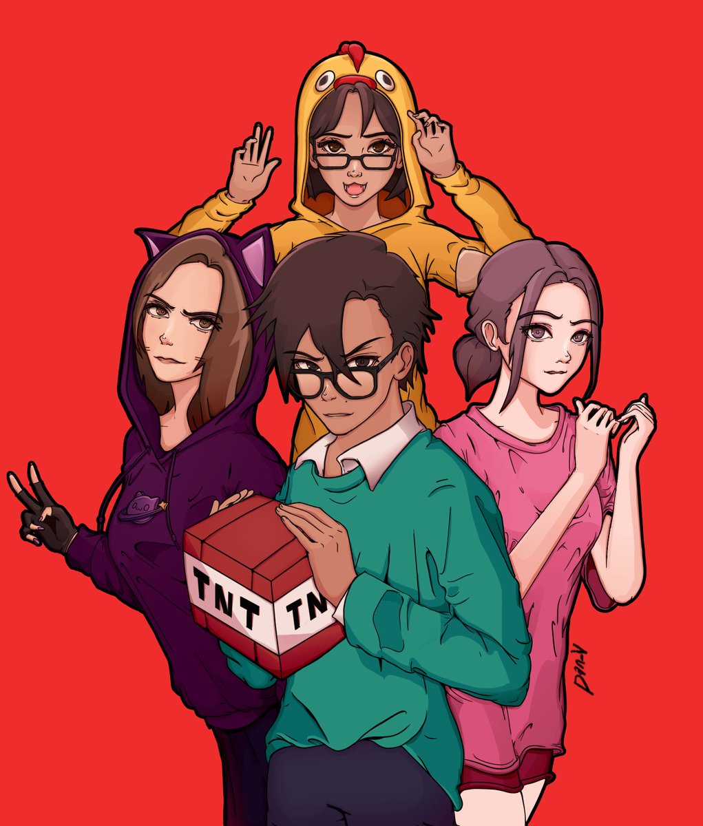 Danv122's tweet photo. ¡Por fin lo acabe! Dibujito especial de todos los participantes del examen de minecraft e integrantes de aburriland. Espero les guste:
@TheDaarick28 
@MaryBlog32 
@Mictia00 
@Valeriihe 
Sigamos creciendo como comunidad y quedemonos con lo bonito 🐵❤️#art #Daarick #Mictiart https://t.co/YVEssGDecy