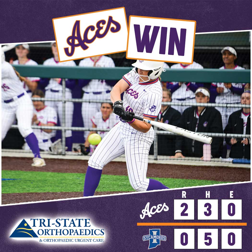 UEAthletics_SB's tweet photo. Aces win!  Alexa Davis picks up the game-winning 2-RBI double to give UE the road triumph over Indiana State.

🥎 #ForTheAces https://t.co/I9pus2ddJa