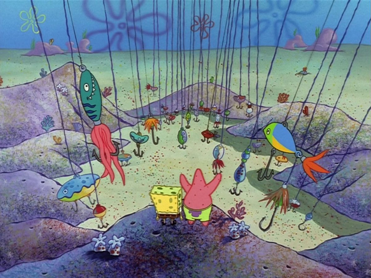 BBNewsStation's tweet photo. BREAKING NEWS: SpongeBob and Patrick have reported seeing Hooks in Bikini Bottom! https://t.co/04pRm1d5mD