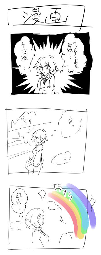勝手に描いた 