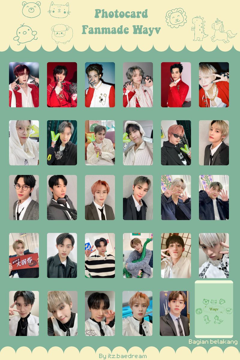 itzbaedream's tweet photo. [ATTENTION PLEASE HELP RT🗯️]

"PHOTOCARD FANMADE WAYV "

Details :
✅ Laminasi doff mate premium 
✅ Cetak Depan Belakang
✅ Bahan ap310 (kertas lebih tebal ga gampang melengkung)
✅ ukuran 5.5 X 8.5
✅ Shopee gratis ongkir extra

🏠 Ponorogo Jatim 

💰 1.500 PER PC https://t.co/cDkikpJgMI