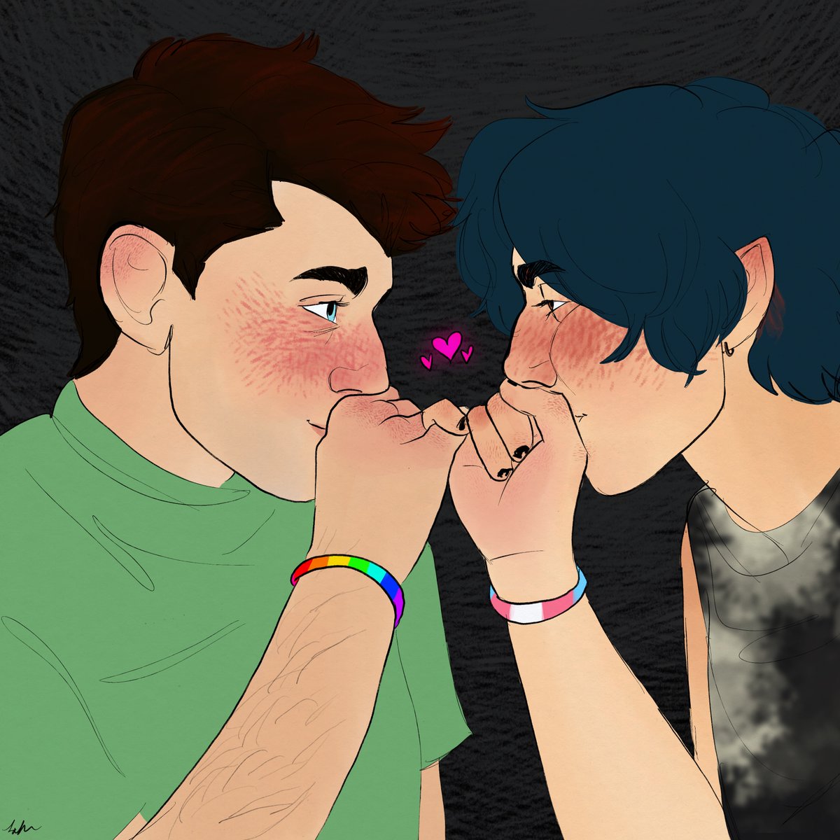 ChromaticBones's tweet photo. #PortfolioDayHi! I'm Loki, a queer creator! I love writing and drawing character-centric pieces all about ✨feelings✨. I got queer characters of all kinds, spooky stories, and more! https://t.co/1wIieV2uqR