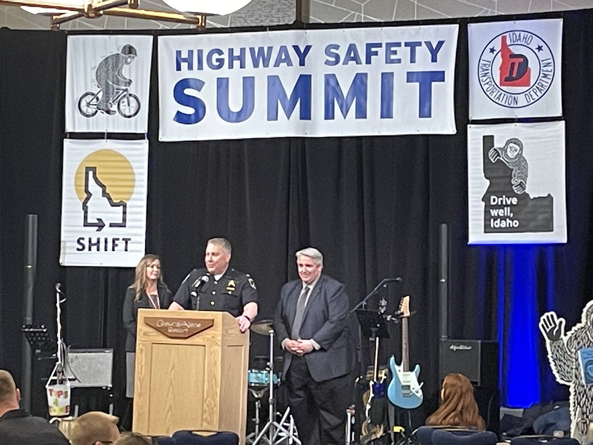 Proud to join ⁦<a href="/SHIFTidaho/">Idaho Highway Safety</a>⁩ and ⁦<a href="/IdahoITD/">Idaho Transportation Department</a>⁩ deputy director to welcome the participants to this year’s highway safety summit in CDA. We are working towards zero deaths in Idaho. Please do your part by buckling up.