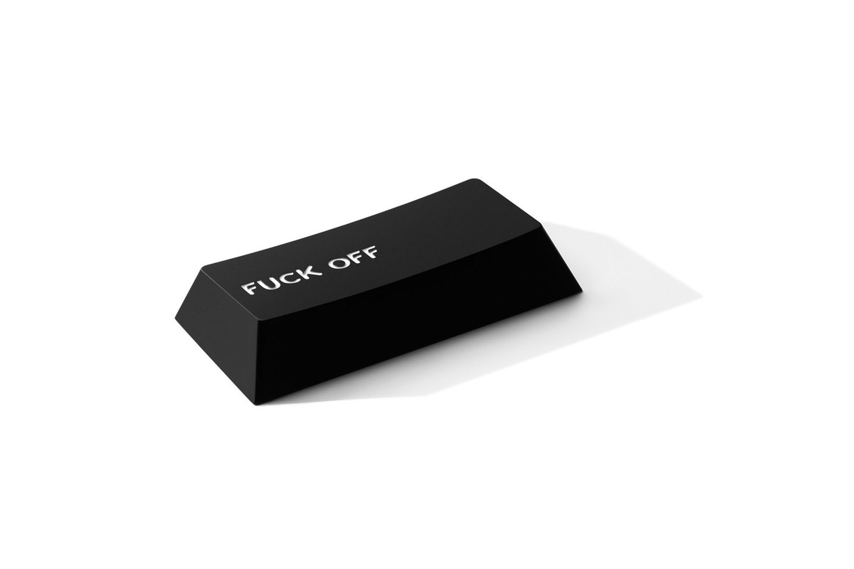 fake_dbrand's tweet photo. @dbrand Your only option is to fuck off. https://t.co/WdRLh47yuE