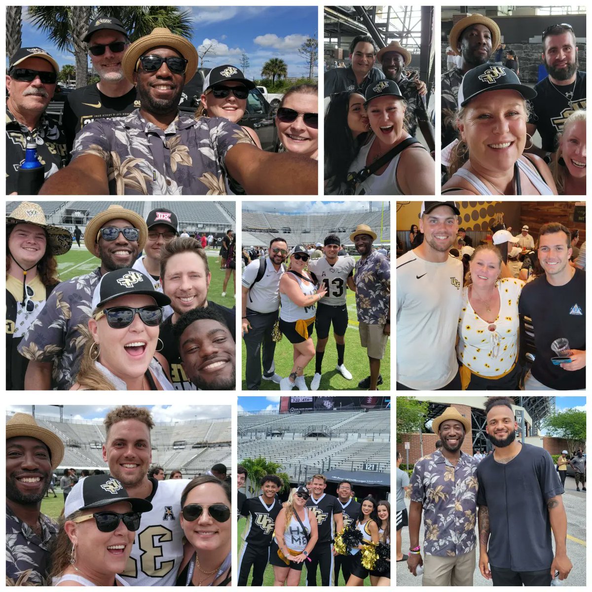 cozyinmyshell's tweet photo. It's been almost a year since this. #UCFSpringGame #2022UCFFootball #UCFTwitterMafia @PatrickNurseFTW #Lynnestrong @Burgeru_UCF So many wonderful Friends we have meet through the year. Can't wait for the photos after this 2023 #UCFFootball Spring Game #GKCO https://t.co/8hjCJKQVGa