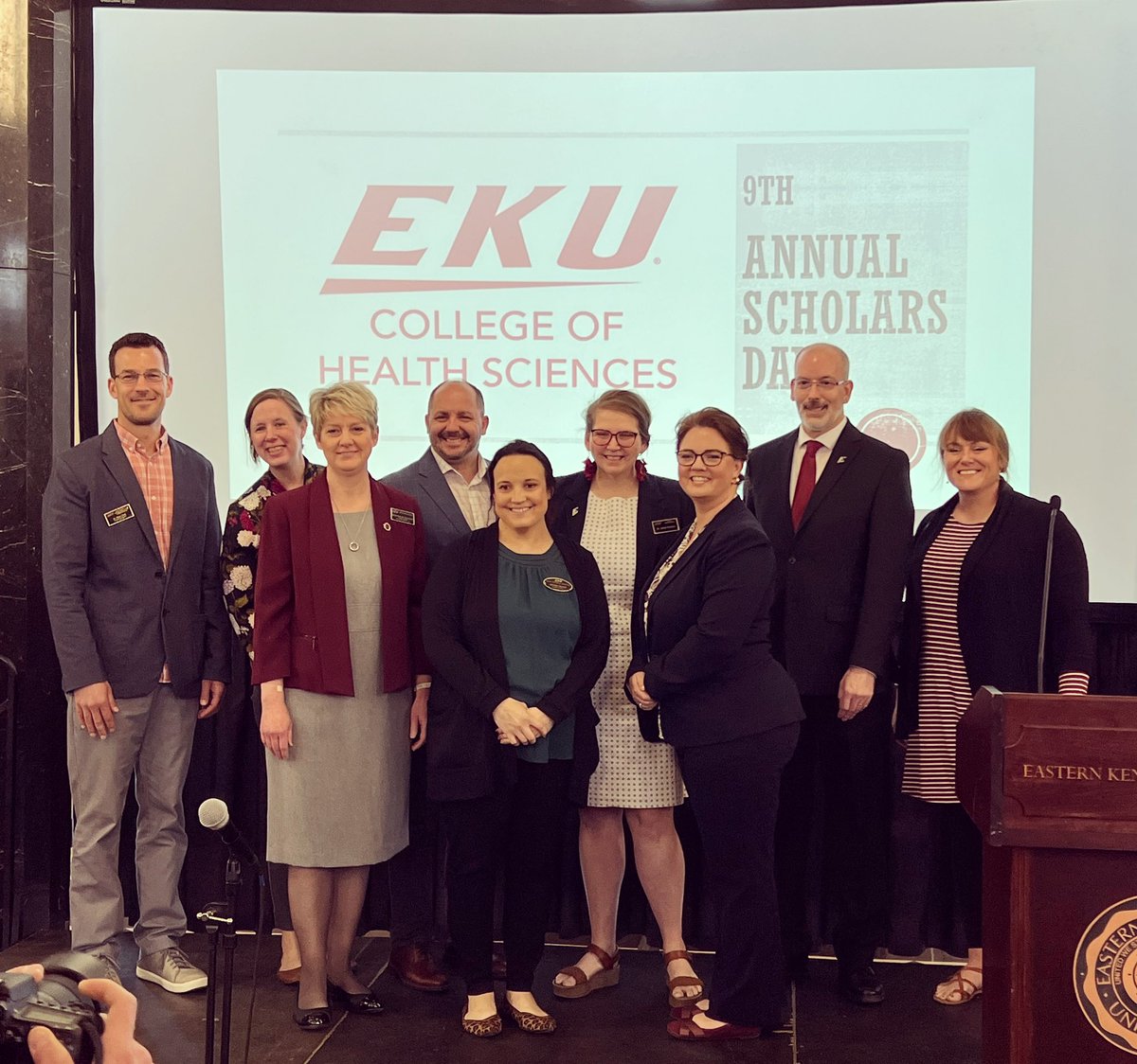 EKU_CHS's tweet photo. Introducing your 2023 ✨ Scholars Day ✨ committee! 

Dr. Mike Ballard: Co-Chair
Dr. Raglena Salmans: Co-Chair 
Dr. Brian Clark
Dr. Laura Bray 
Professor Melissa Wyatt 
Dr. Joel Cormier 
Dr. Jennifer Merrick 
Dr. Jamie Woolery 
Dr. Julie Lasslo 

Huge thank you to the committee! https://t.co/mjTwn3VZFR