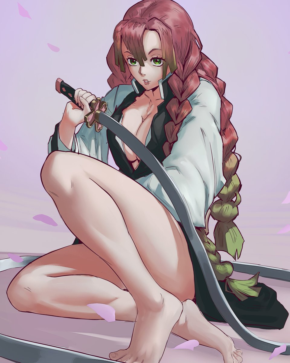 Astrovart's tweet photo. "Mitsuri" kimetsu no yaiba fan art https://t.co/IKT4GytsQv