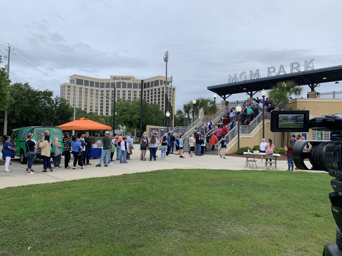 Biloxi Shuckers on Twitter "RT TheJeffTakeWXXV MGM Park gates just