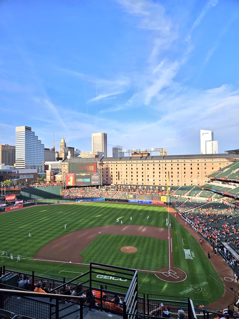 1L's tweet photo. Back again! For G-Rod's debut. #GasEmUp #Birdland #Orioles #myhappyplace #OPACY https://t.co/evSeAUK9TX