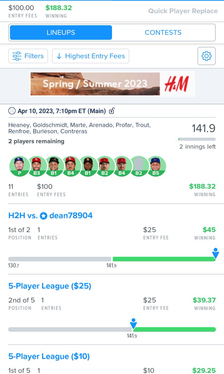 dfsmoneymakers2's tweet photo. We have NBA and MLB today! $7 day pass for NBA and $5 MLB pass or both for $10 dm to get in!!
#dfs #Fanuel #GamblingTwiitter #PrizePicksNBA https://t.co/8GSlYePe4k