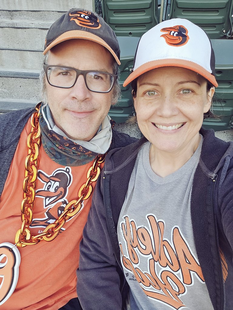 1L's tweet photo. Back again! For G-Rod's debut. #GasEmUp #Birdland #Orioles #myhappyplace #OPACY https://t.co/evSeAUK9TX