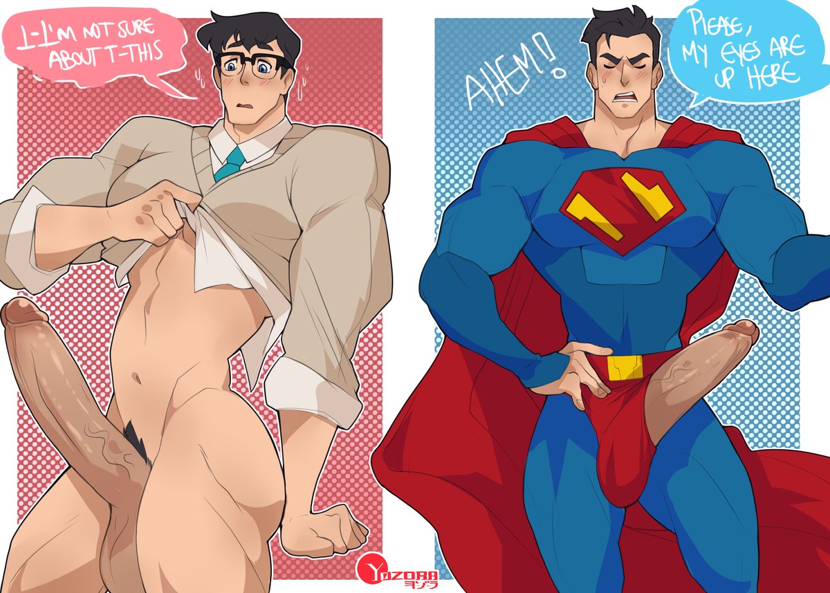 Dorky Clark Kent is best Clark Kent, I'll fight whoever says otherwise
#NSFW #Bara #rule34 #Superman #dccomics #fanart #superheroes