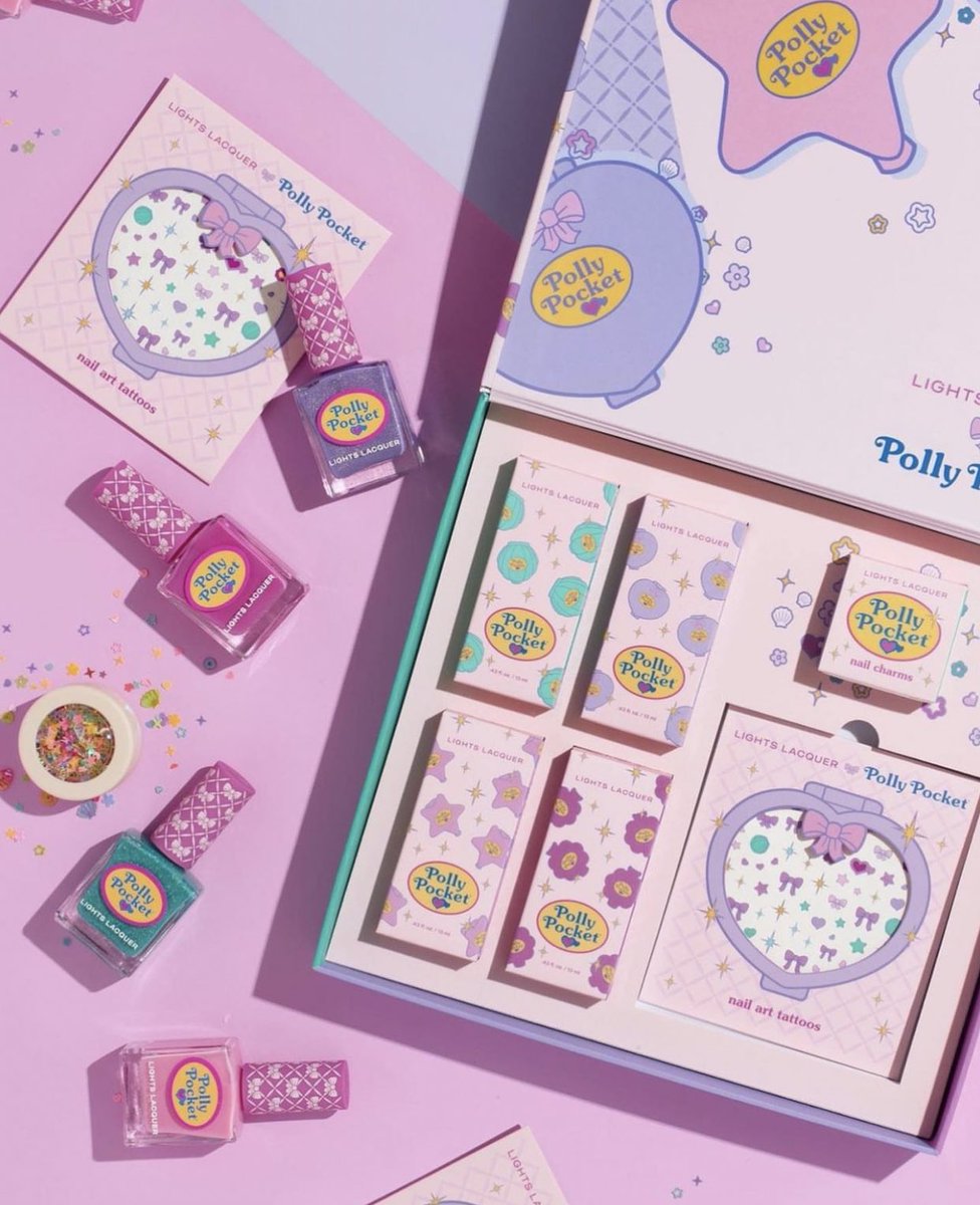 Trendmood's tweet photo. #Revealed ๐ ๐
NEW Collab! #PollyPocket ร #LightsLacquer
#limitededition Includes:
๐ Pocket World
โญ๏ธ Tiny is Mighty!
๐ It's the Little Things
๐Pollyville
๐ Nail Art Tattoos
๐ Charms
Online โก๏ธ April 13 @ 9am pst *use code: TRENDMOOD 10% off https://t.co/wXlK3T9zWq