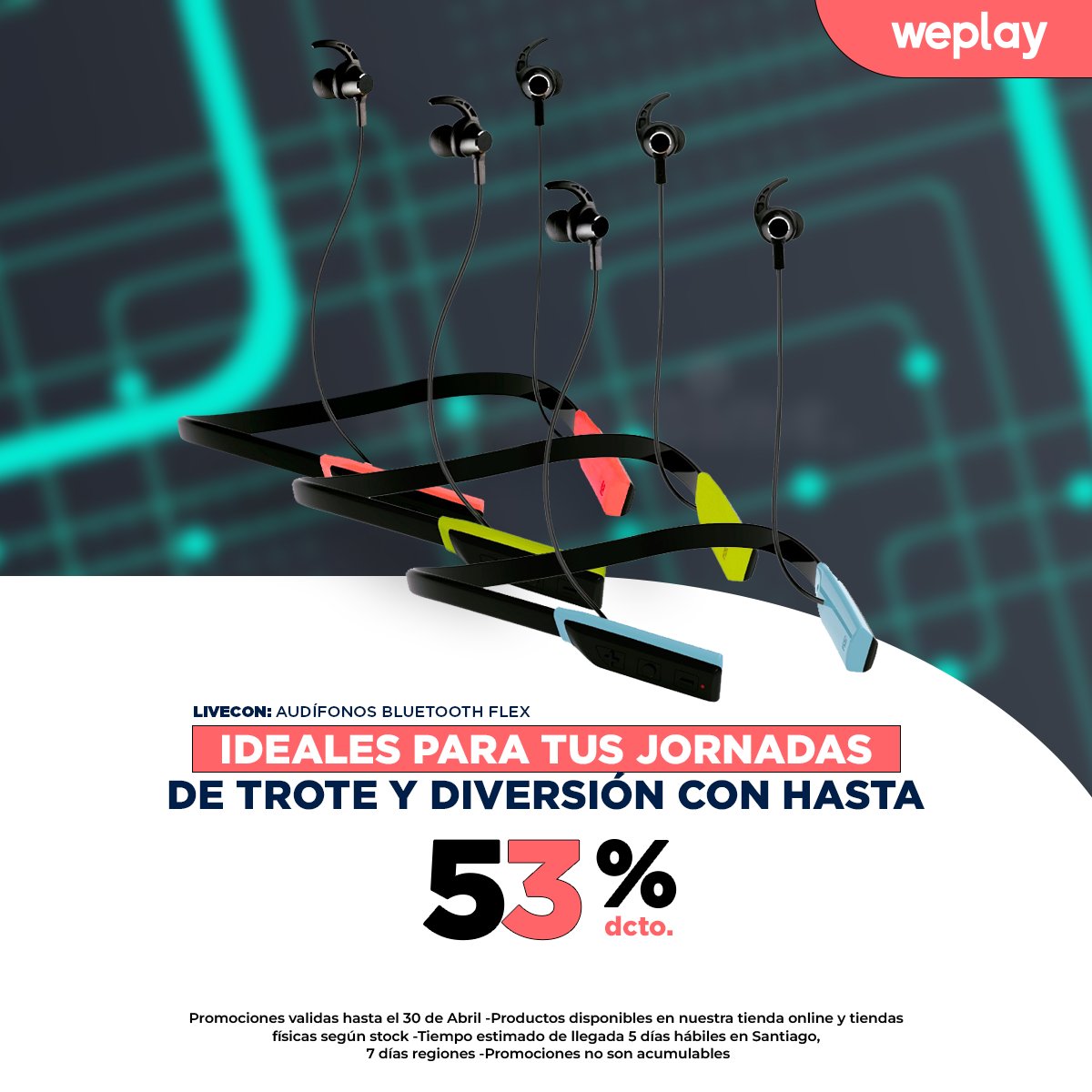 weplaystore_cl's tweet photo. ¡EL #SOUNDTRACK DE TU VIDA ESCÚCHALO CON ESTOS INCREÍBLES DESCUENTOS EN #LIVECON Y #MINIMOO! 🎧🫰 Entra aquí: https://t.co/VEO9ZeGyh5 y disfruta hasta un 52% de descuento 😍 Descuentos en nuestra tienda online y tiendas físicas #WeplayStore https://t.co/96aF1qA8sf