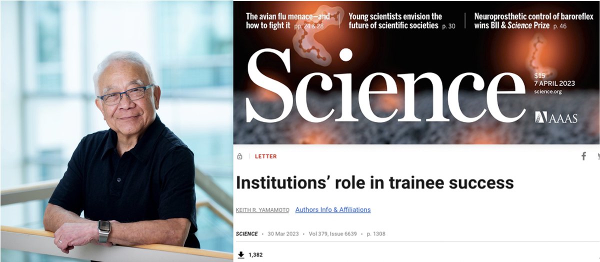 kryamamoto's tweet photo. Students &amp; postdocs are justly distressed about the support they receive during their training. It’s not just the inadequate funding. In my letter to @NewsfromScience I suggest reforms in academia’s culture &amp; governance that position trainees at the center https://t.co/RXAT14IMUh https://t.co/7gpvrz7Mmy