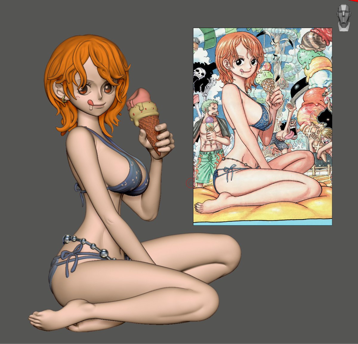SKrojak's tweet photo. Finally back hone from eastern and managed to pull through! Finished the hair :) #nami #onepiece
Now all we need to do is proper slicing https://t.co/CfKMuKHMqy