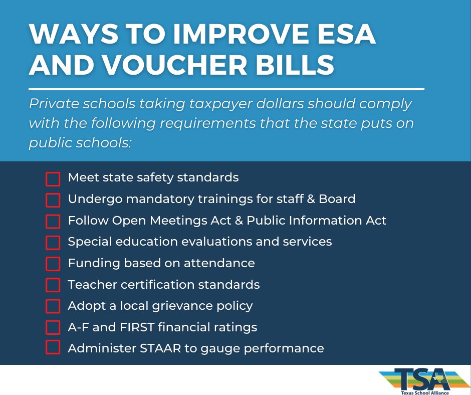 Alliance President Dr. Brian Woods just testified to the House Public Ed Committee, suggesting ways to improve bills proposing public dollars for private schools. These schools and their students would benefit from the requirements to which public schools are held. #txlege #txed