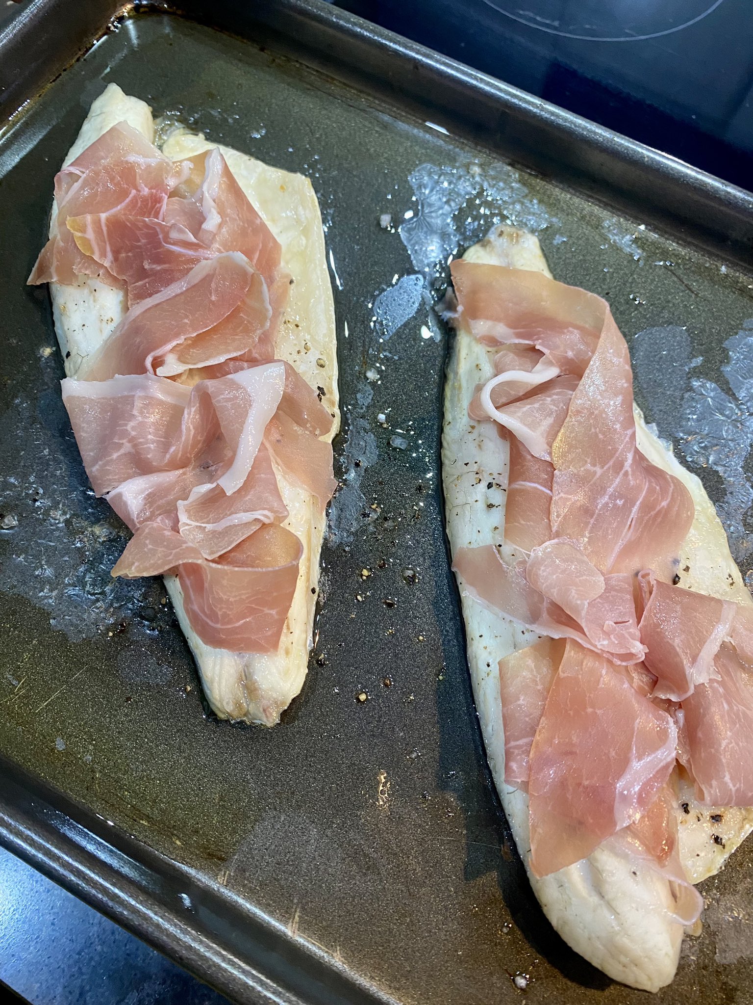 Wilton Spinach 🍳 on Twitter "3. Remove fish from oven and top with