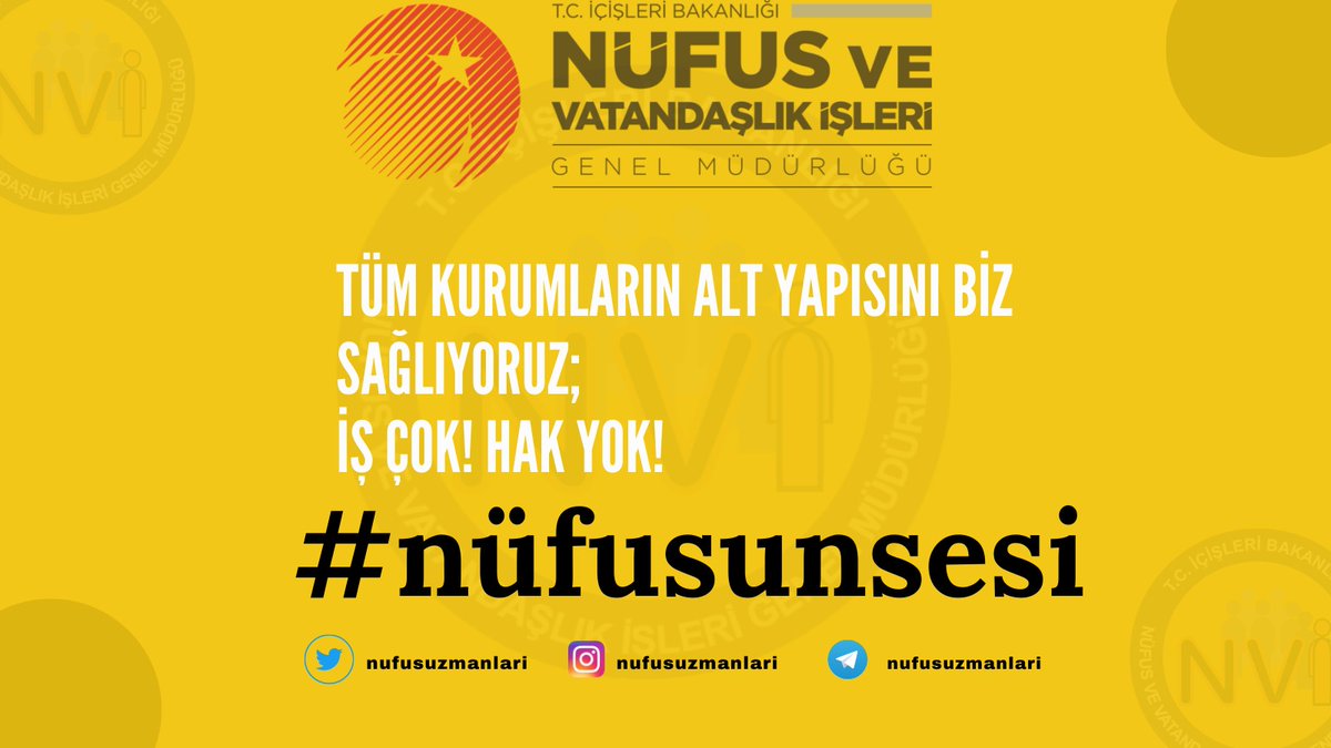 #nüfusunsesi