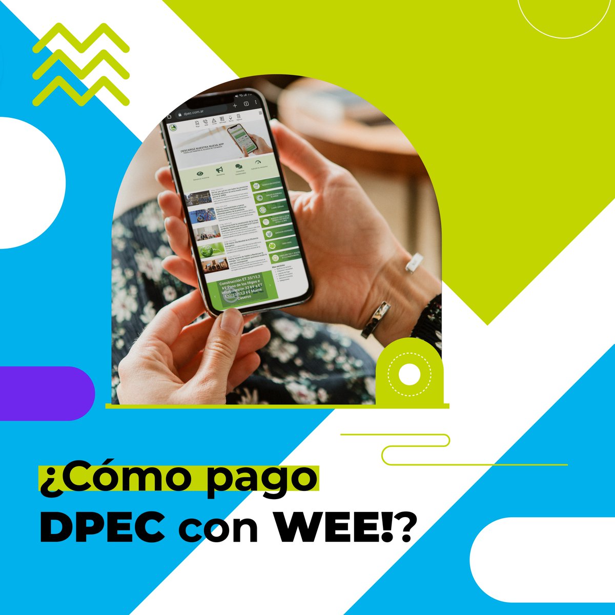 Wee_pagos's tweet photo. 🤔 ¿Querés saber cómo pagar DPEC con Wee!?
¡Es más fácil de lo que creés! Mirá este post✅.
#Dpec #VirtualPay #APIpay https://t.co/VZRemXh91i