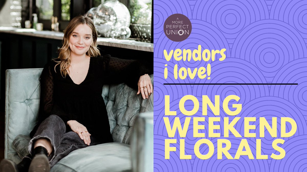 PerfectUnionNY's tweet photo. I met Ellen recently at a wonderful wedding in Brooklyn. Her work filled the rustic space and added such warmth. Super excited to shine some light on Ellen Rothfuss of LONG WEEKEND FLORALS! https://t.co/mTWoFna9od https://t.co/y0huPFylhi