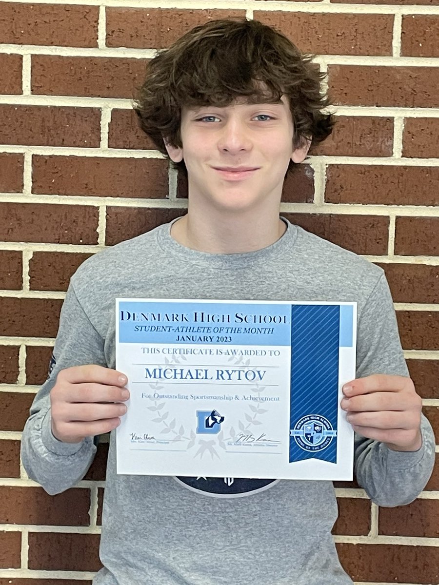 Congrats to Michael Rytov for being January’s SAOTM! Michael is a 1st year wrestler who showed tremendous improvement through the season. He earned a varsity spot mid-season, placed 2nd in region, 5th in Sectionals, qualifying for State. He is only the 2nd freshman to make state.