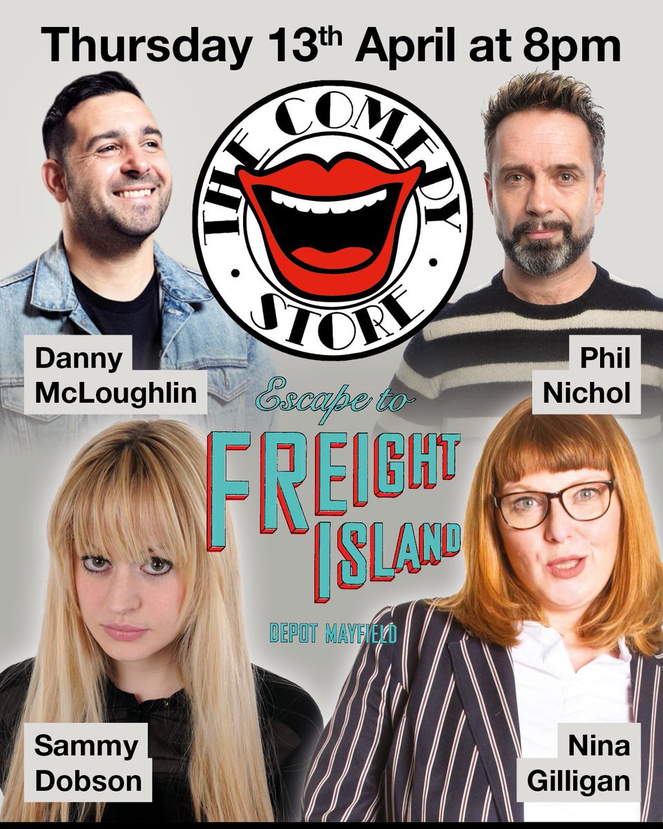 Back at Freight Island every Thursday! thecomedystore.co.uk
