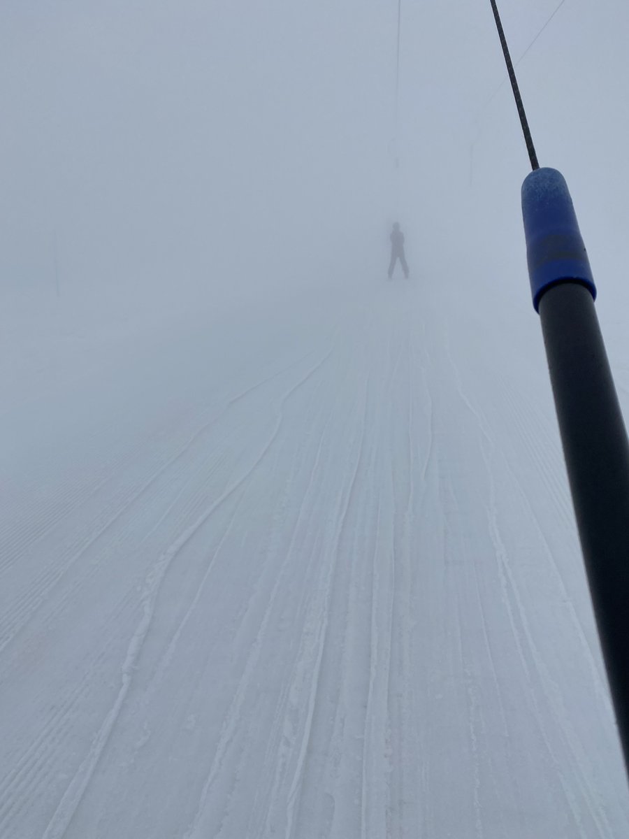 WHS_Snowsport's tweet photo. A cheery bunch even when they can't see 3 feet in front of them! https://t.co/2l4jYQ6LgV