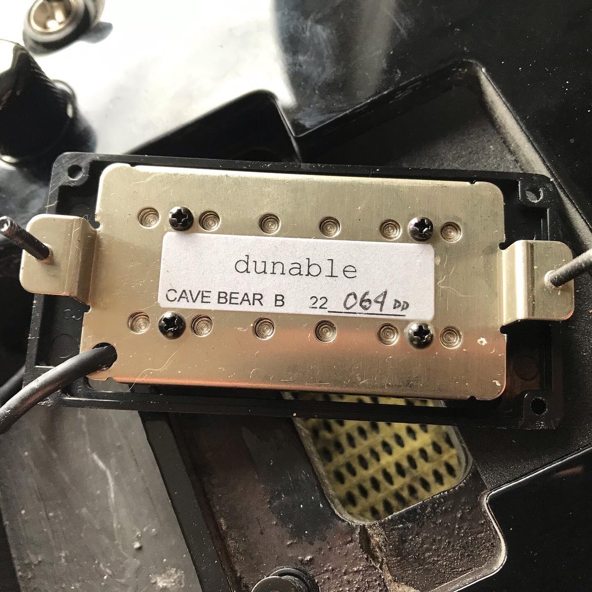 ABGuitartech's tweet photo. A super shiny LTD Eclipse Custom with a new Dunable Cave Bear humbucker fitted and set up in drop C for maximum metal! Many thanks @joeivory
#teletuesday #tele #esp #espguitars #espltd #espltdguitars #seymourduncan #eclipsecustom #dunable #dunablecavebear #cavebear #guitartech https://t.co/0RWA1xuDL4