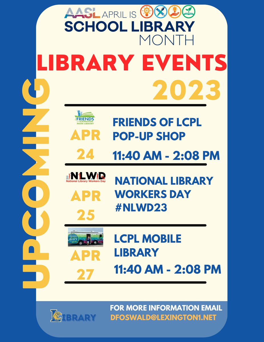 🍿Pop by our library this month & celebrate with us!🍿 #aaslslm #Lex1Literacy
