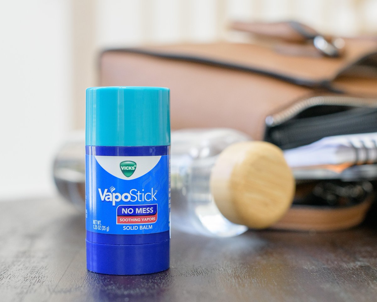Whenever you need a whiff of non-medicated, comforting Vicks Vapors, VapoStick is here for you 💙