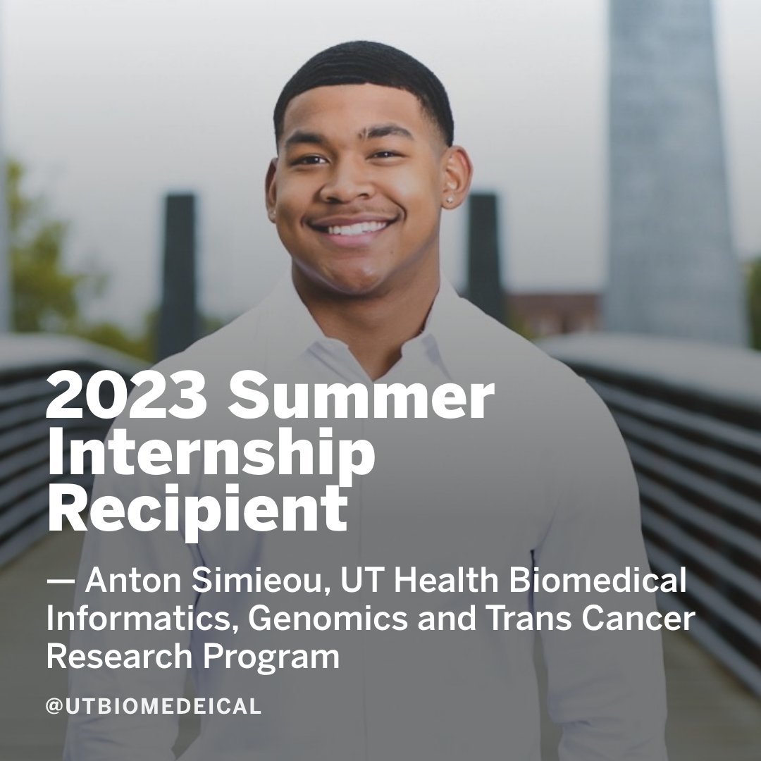 Congratulations to Anton Simieou, a third-year undergraduate researcher working in the @AmyBrock_PhD lab, for this honor given to around 11 interns nationwide!