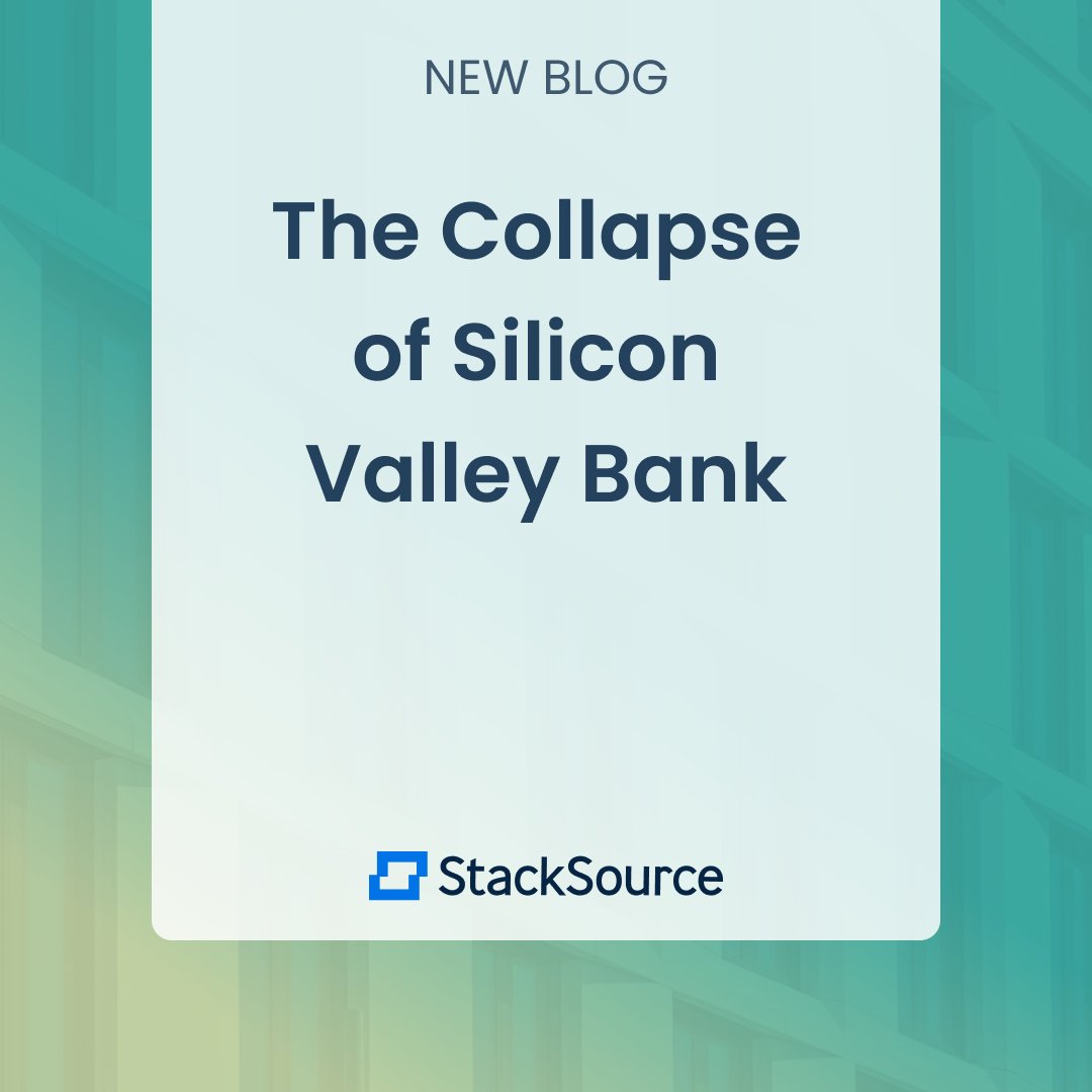 StackSource's tweet image. As a Capital Markets Associate, Michael Nasca has seen firsthand the effects of risky lending practices in the banking industry. In his latest blog post, he delves into the collapse of Silicon Valley Bank.

Read it at hubs.la/Q01L0cQp0

#SVB #StackSource #Blog #Risk