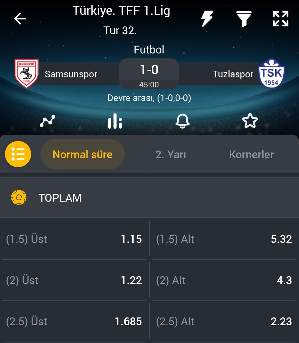 🎁3.300 TL İlk Yatırım Bonusu
✅7/24 Hızlı Para Çekme / Yatırma

Burada güvendesiniz...
Yeni Üyelik↙️
️bit.ly/megapariwip

Toplam Gol 2.5 Üst...
Bol Şanslar Dilerim...