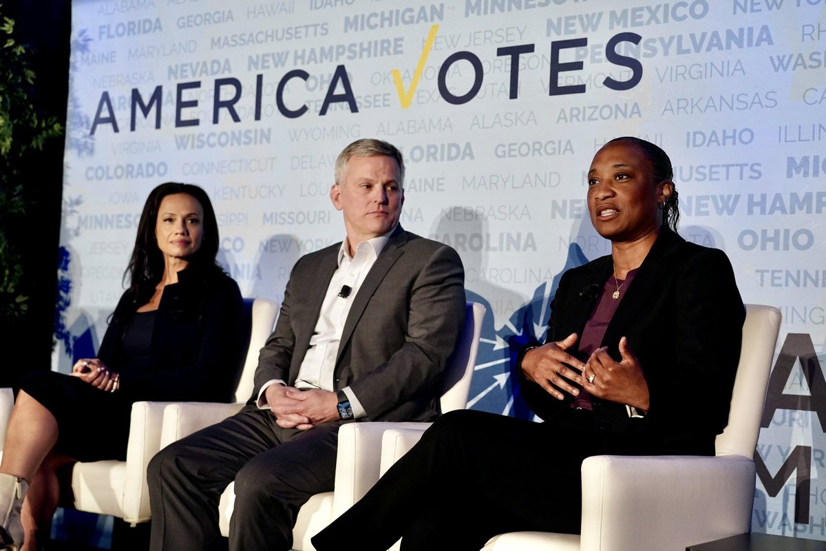AmericaVotes's tweet photo. The Dobbs decision was a devastating attack on reproductive freedom, and voters turned out in force to fight back. @AlexisMcGill, @JoshStein_, and @LaphonzaB discussed how we can channel voters’ passion to win elections and protect abortion rights. #AVSummit23 https://t.co/LfBnZJiouE