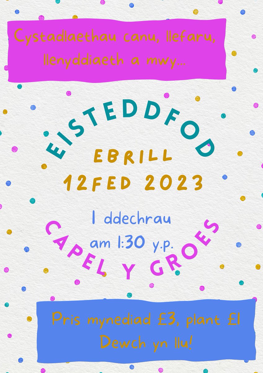 Diwrnod i fynd! Welwn ni chi fory! 🎶 😊 👏  <a href="/Clonc360/">Clonc360</a> <a href="/steddfota16/">CymdeithasSteddfodau</a>