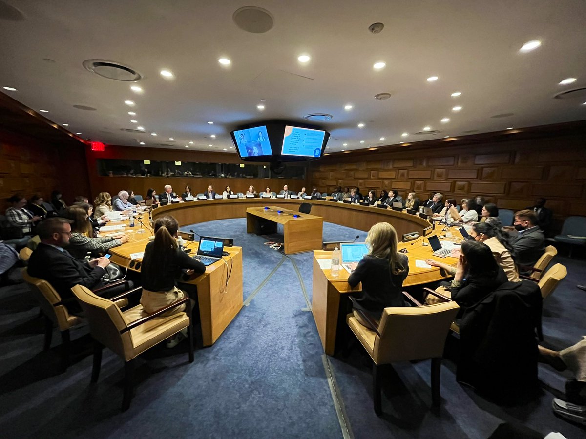 SwedenUN's tweet photo. #CPD56 side event co-hosted by 🇸🇪.
Education should address physical, psycho-social and developmental needs, particularly during the formative adolescent years.

Schools must be safe, free from discrimination allowing education for all, including comprehensive sexual education. https://t.co/zGKCnrhcP4