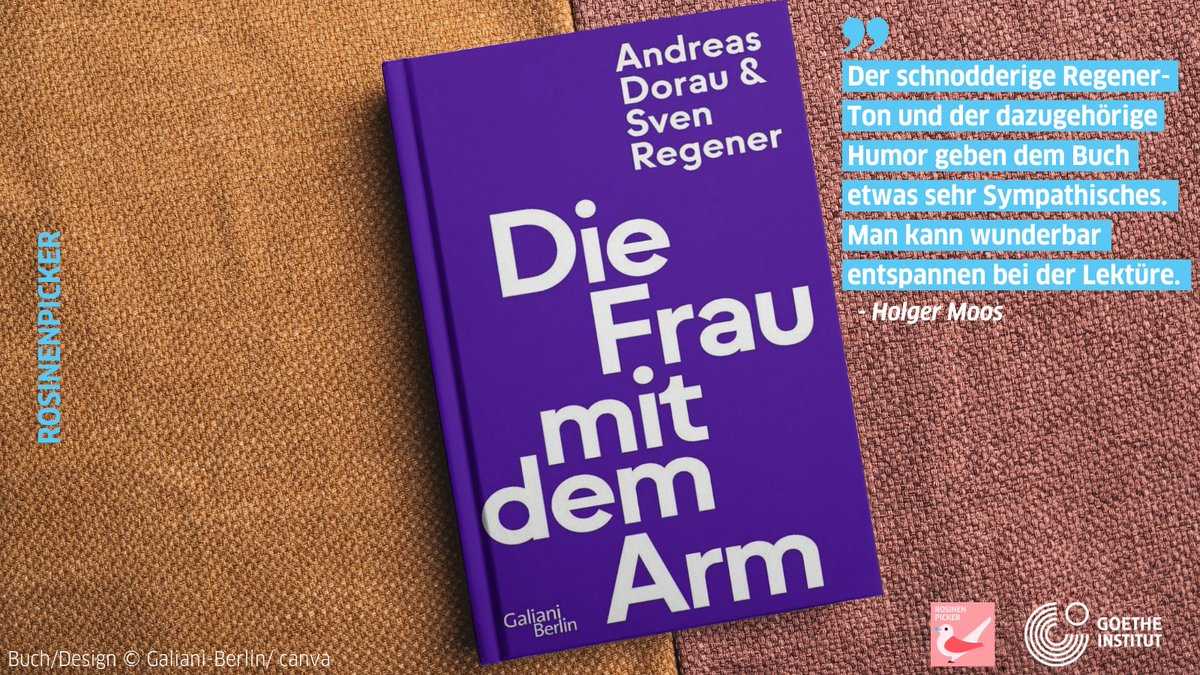 Holger Moos descubrió 'Episoden des Scheiterns und der Vergeblichkeit' y 'jede Menge (Selbst)Ironie' en el nuevo libro de Sven Regener y Andreas Dorau. 

En #Rosinenpicker de #DeutschlandNoFilter puedes leer de dónde viene este extraño título: goethe.de/prj/ger/de/ihr…