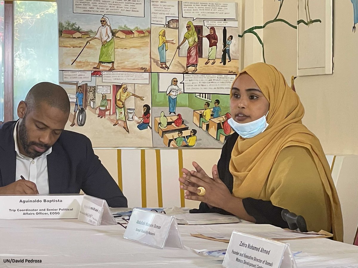antonioguterres's tweet photo. I was deeply inspired by the vision and energy of the civil society representatives I met in Somalia today.

A safe and inclusive civic space is critical to ensuring the full participation of Somalia’s women and young people in political life. https://t.co/oEWAp2r1Ws