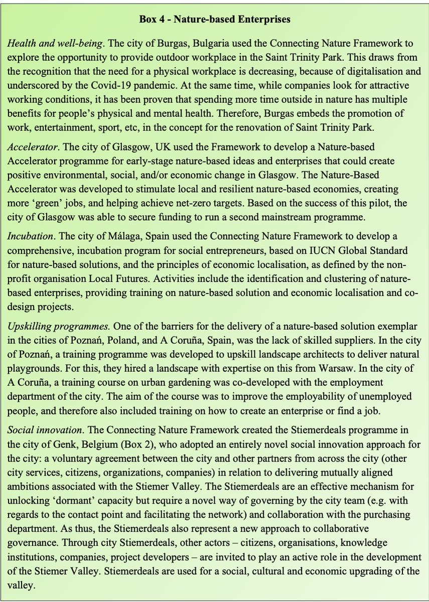 marcus_collier's tweet image. The #ConnectingNatureFramework is a 3-stage process that includes seven key activity areas for mainstreaming #naturebasedsolutions. The first four are: #technicalsolutions, #governance, #financing &amp;amp; business models, #naturebasedenterprises. @CORDIS_EU