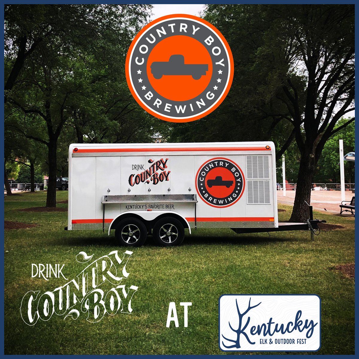 Look who will be serving up ICE COLD BEER at the Elk Fest!
@CountryBoyBrew #forthecountry #kycraftbeer #independentbeer #cbb #drinkcountryboy