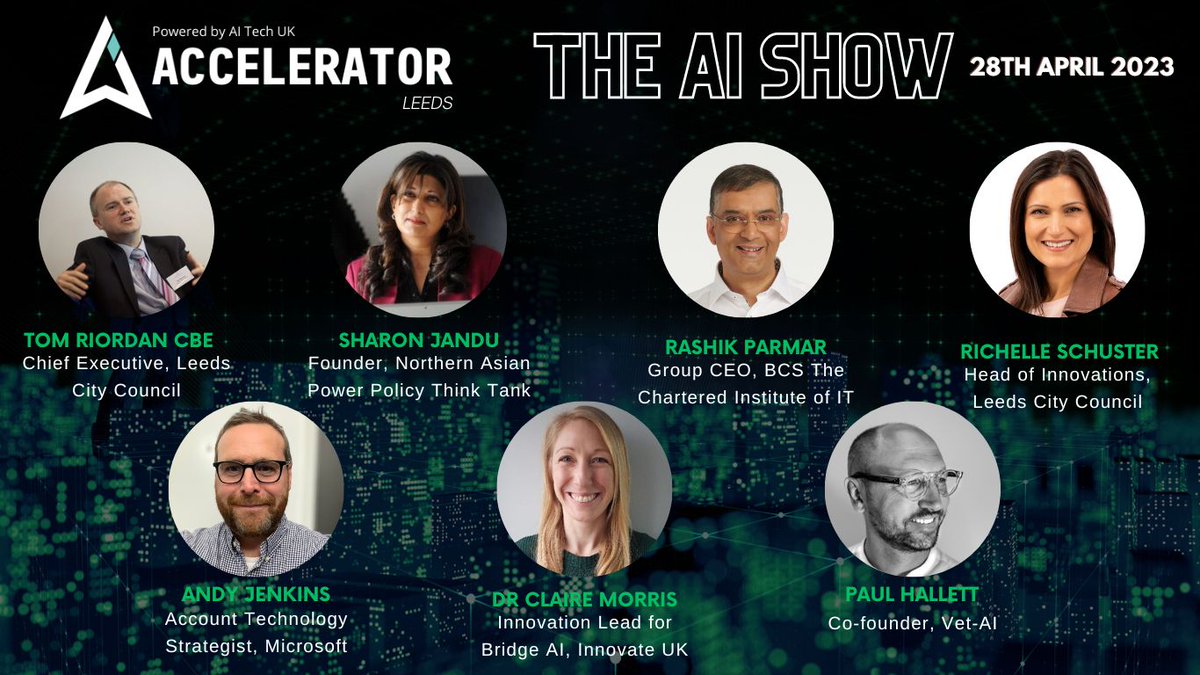 NPH Ethnic Minority Business and Policy Forum (@nph_policy) on Twitter photo Are you ready to be part of the most exciting AI Showcase event of the year in Leeds?
Our Director <a href="/Sharonjandu12/">Sharon Kaur Jandu</a> is going to be part of the amazing line-up of high-profile guests on The AI Show run by <a href="/aitechuk/">AI Tech UK</a>. Are you ready to be part of the most exciting AI Showcase event of the year in Leeds?
Our Director <a href="/Sharonjandu12/">Sharon Kaur Jandu</a> is going to be part of the amazing line-up of high-profile guests on The AI Show run by <a href="/aitechuk/">AI Tech UK</a>.