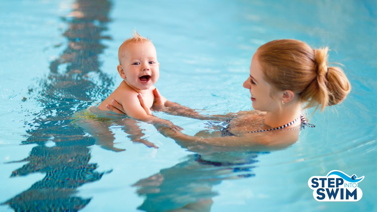 stepintoswim's tweet photo. Swimming isn't just for adults and children! Infants can learn how to swim, too! From 6 months to 3 years, little ones can participate in child-parent swim lessons to get acclimated to the water. Find a class near you today: https://t.co/j4MVty3dmT #SwimSafety #SwimLesson https://t.co/lp7CMv35i1